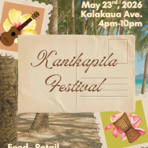 Musicians playing traditional instruments at Kanikapila Festival