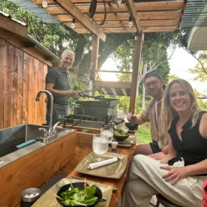 Island tour featuring backyard farm and authentic izakaya dining