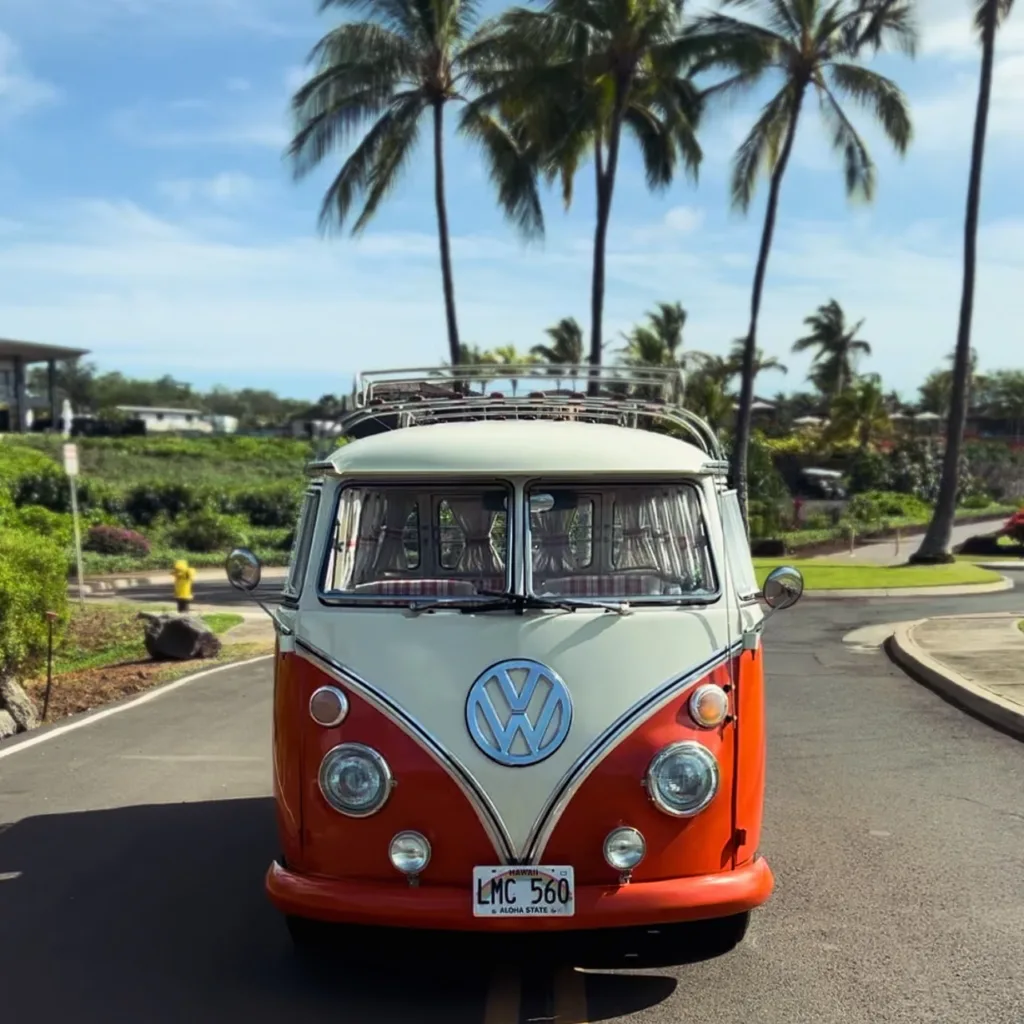 Private lunch cruise along the beach in vintage VW