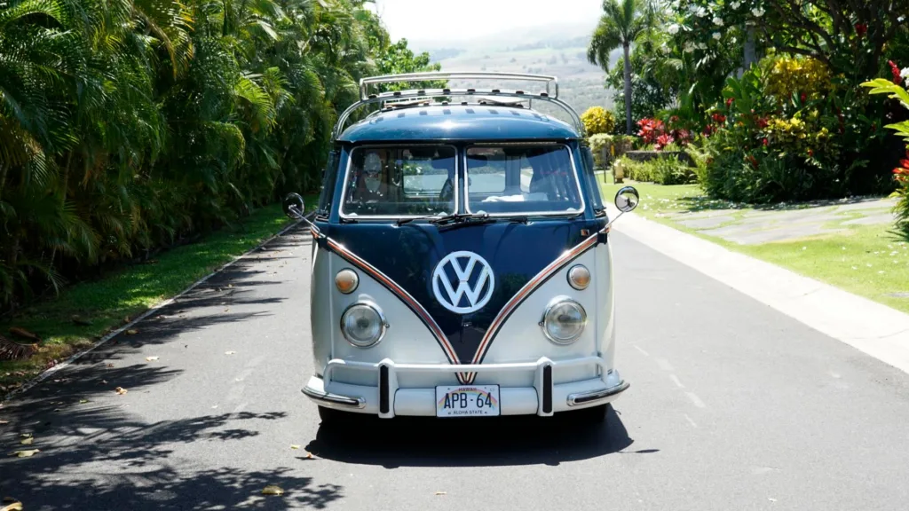 Private sunset cruise with brewery visits in vintage VW