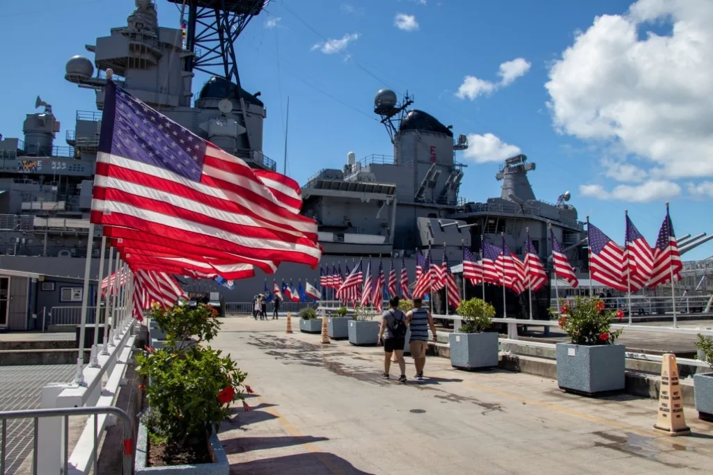 Online reservation confirmation for Pearl Harbor battleship tour