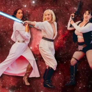 Cabaret and cocktails event with Star Wars theme