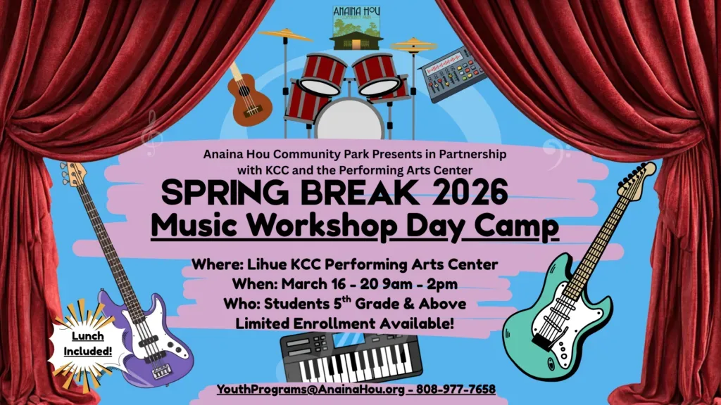 Students playing instruments at spring break music workshop