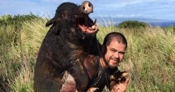 Wild boar hunting experience near Lahaina Maui