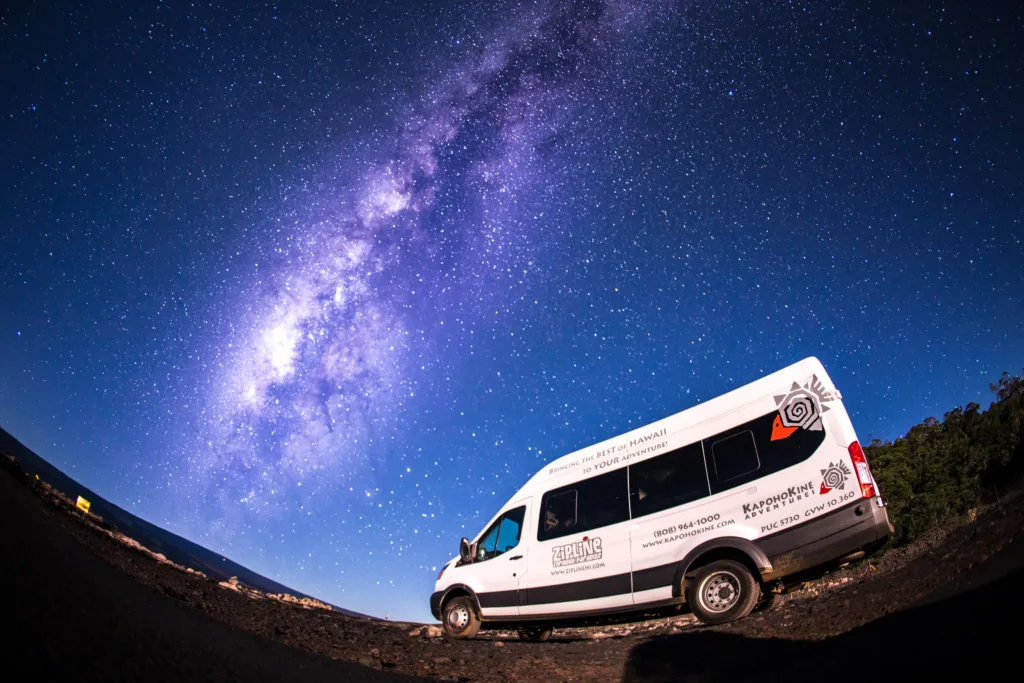 Stellar Explorer tour of Maunakea volcano in Kona
