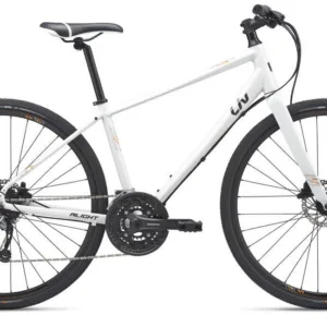 Lightweight aluminum frame hybrid commuter bike
