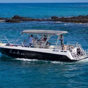 Private charter boat ready for ocean excursion