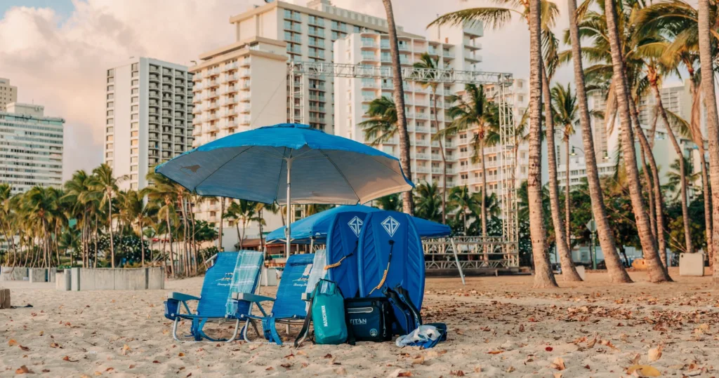 Kayaks and beach gear delivered for multi-day rental