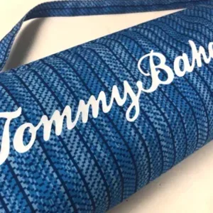 Beach umbrella set up on sandy Honolulu shore