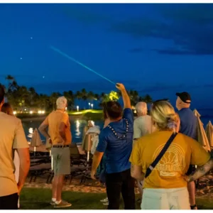 Night sky filled with stars over Ko Olina