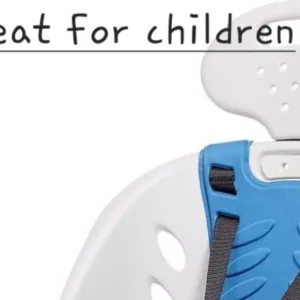 Child bike seat mounts on rear rack