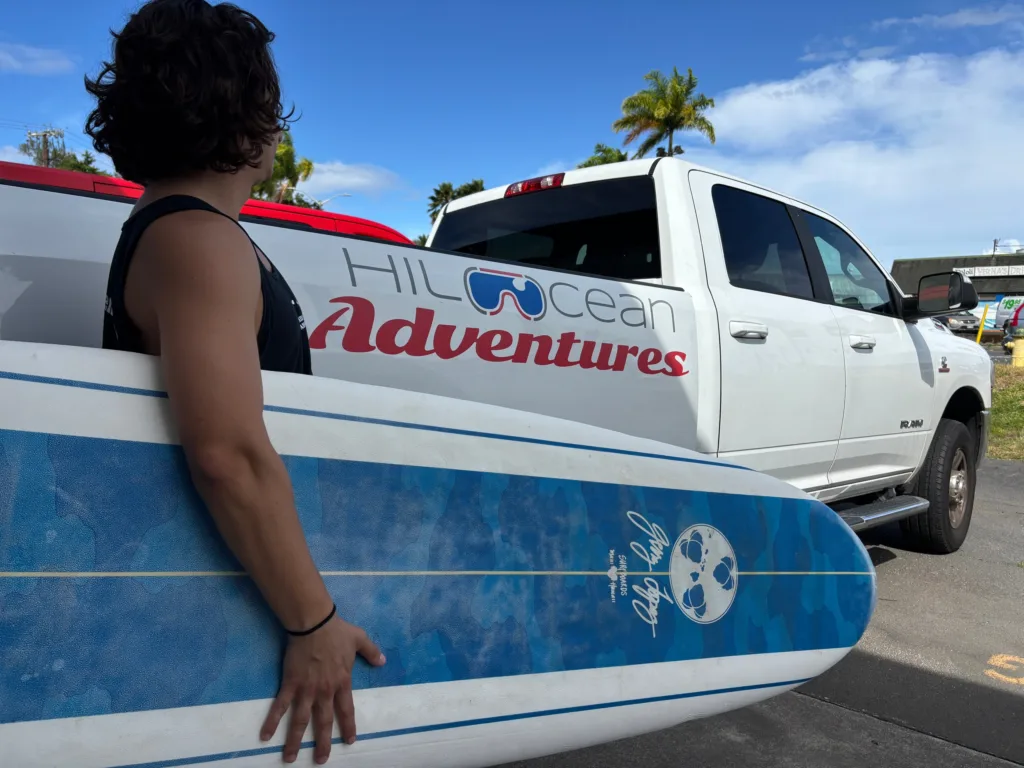 Surfboard rentals available in Hilo for daily use