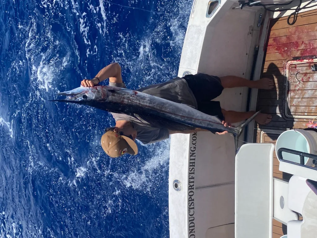 Sportfishing charter in Kona with all tackle provided