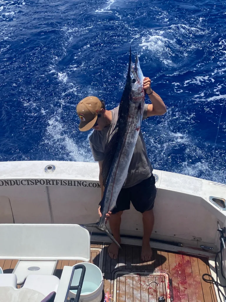 Sportfishing charter in Kona with all tackle provided