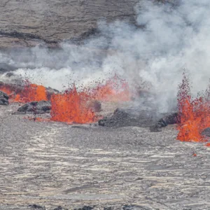 Entrance sign at Hawai’i Volcanoes National Park