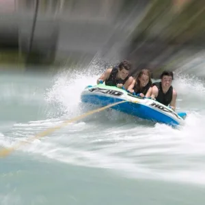 Bumper tube ride with certified captain at helm