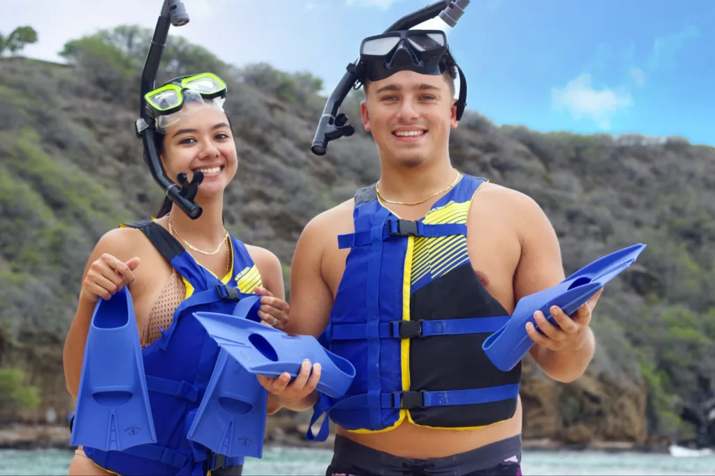 Snorkel gear and beach essentials rental near Hanauma Bay