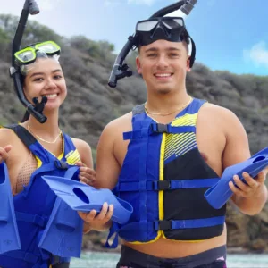 Snorkel gear and beach essentials rental near Hanauma Bay