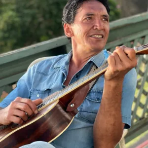 John Cruz performing live in intimate venue