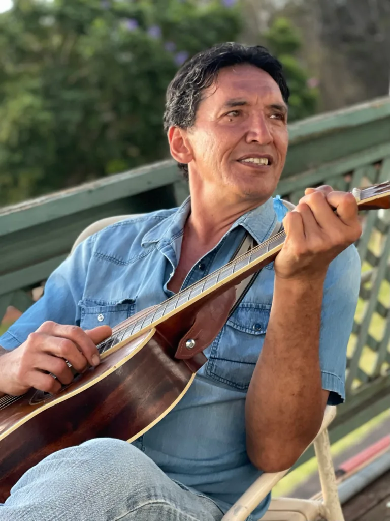 John Cruz performing live in intimate venue