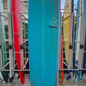 9.5-foot epoxy surfboard rental at Waikiki Beach