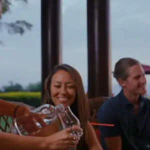 Distillery tour group learning about Hawaiian spirits