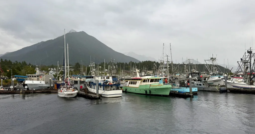 Fishing boat on calm Inside Passage waters