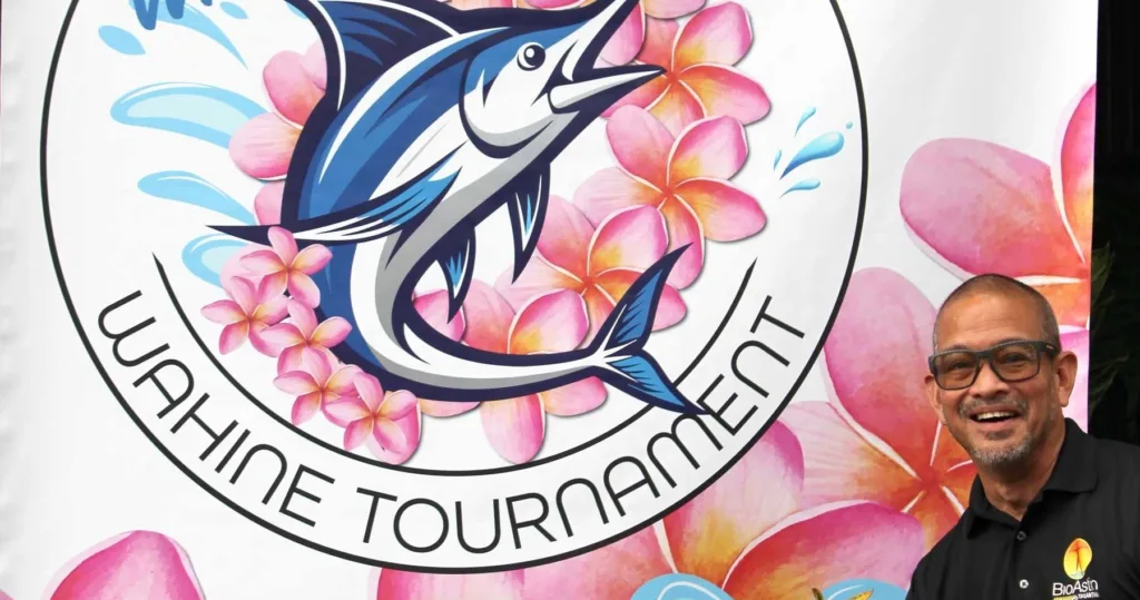 Participants dressed in costumes at tournament party