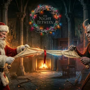 Family exploring immersive Halloween to Christmas event