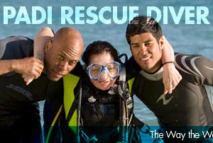 PADI Rescue Diver course with small groups