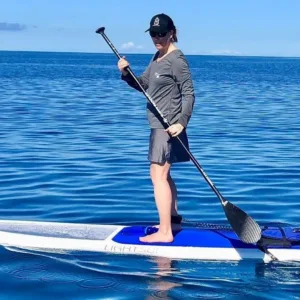 Morning paddleboarding tour starting at sunrise in Kailua-Kona