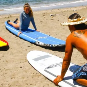 Semi-private surf lessons for two to four people