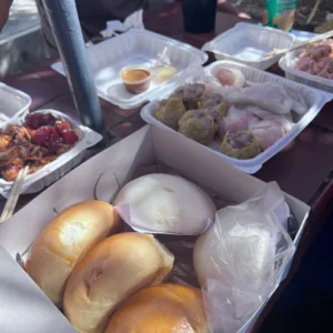 Small group enjoying local Hawaiian food tour