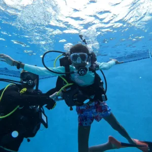 Kids participating in Master Seal Team scuba camp activities