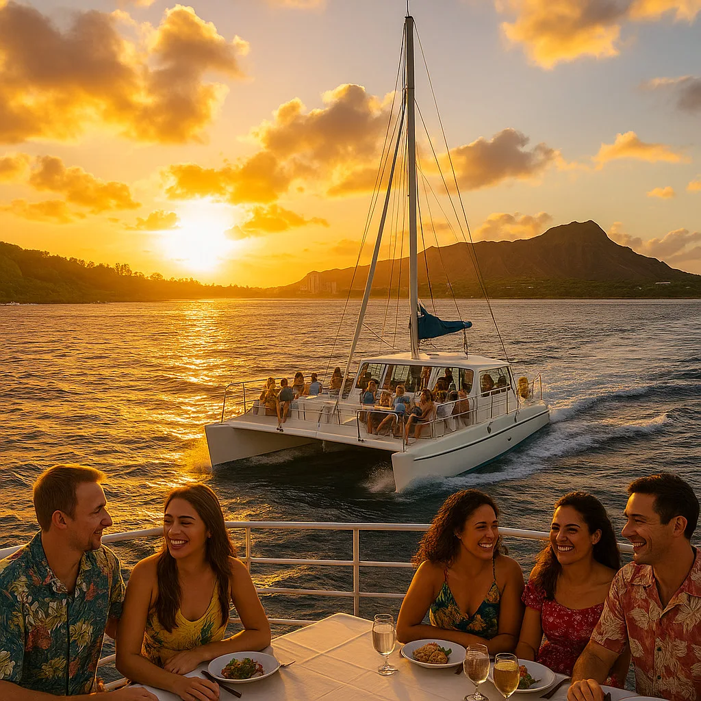 Daniels Hawaii sunset dinner cruise