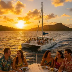 Daniels Hawaii sunset dinner cruise