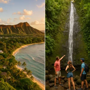 Diamond Head and Manoa Falls Waterfall Tour