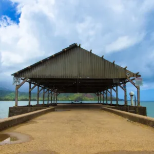 Tour group visiting famous Kauai movie filming locations