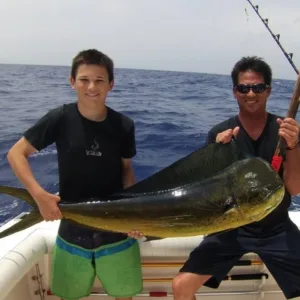 Full day shared fishing charter with six anglers