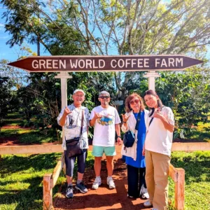 Scenic North Shore tour visiting coffee farms and surf beaches