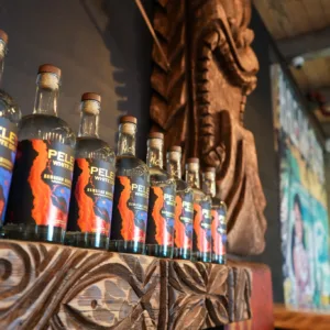 VIP guest receiving private distillery tour in Hawaii