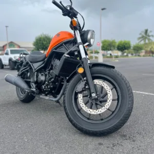 Honda Rebel 300 motorcycle ideal for island cruising