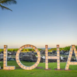 Premier seating with best luau views