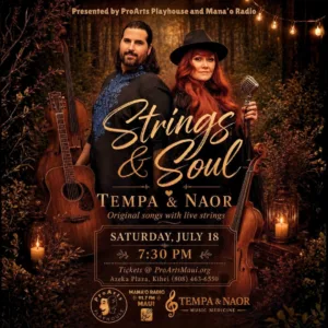 Tempa and Naor performing Strings & Soul concert