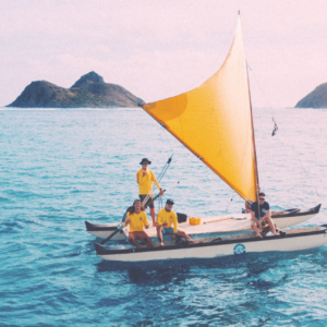 Huaka'i Waʻa Pe’a (Hawaiian Sailing Canoe)