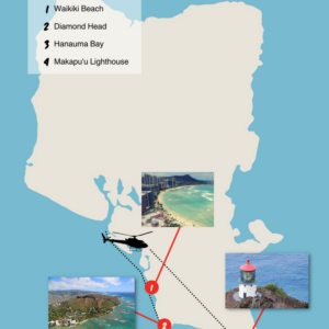 18 Minutes SHARED Helicopter Tour in Honolulu