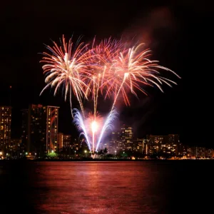 Evening cruise to watch Waikiki’s spectacular fireworks show