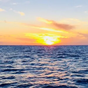 Small group cruise enjoying Waikiki sunset cocktails