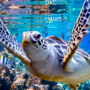 Snorkeling tour swimming with turtles near Maui shores