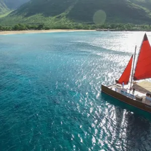 Afternoon sailing trip with warm island sunshine